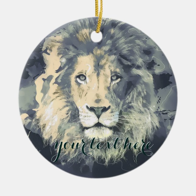 COSMIC LION KING | Ornement personnalisé (Devant)