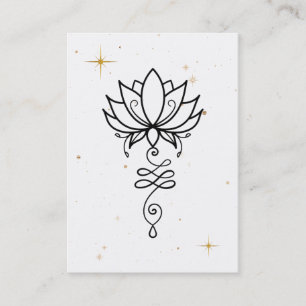 *~* Cosmic Lotus Nirvana Sacred Geometry Business Business Card