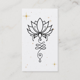 *~* Cosmic Lotus Nirvana - Sacred Geometry Business Card
