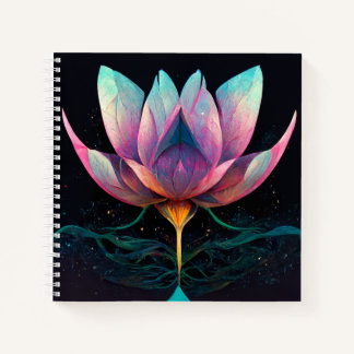 Cosmic Lotus Notebook