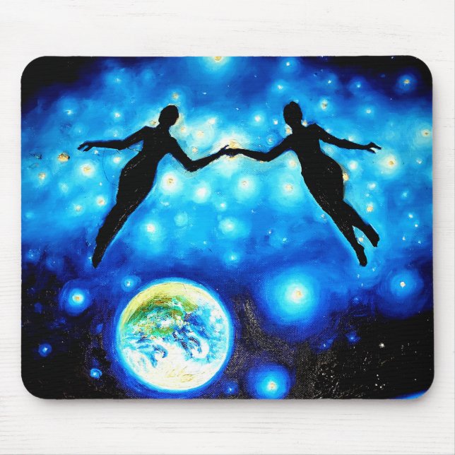 Cosmic love mouse pad (Front)