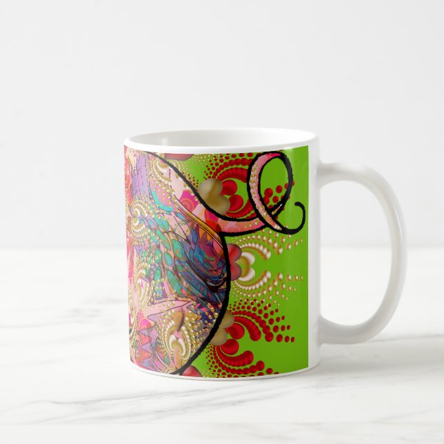 Cosmic Love Pig Coffee Mug (Right)