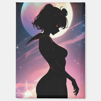 Cosmic Lunar Scout Anime Dream Magnet