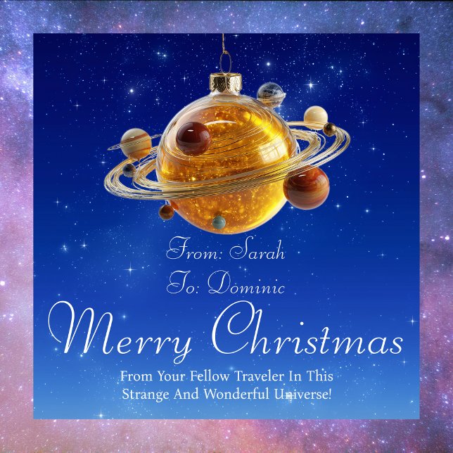 Cosmic Magnetic Christmas Card (Creator Uploaded)