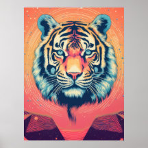 Cosmic Majesty: The Radiant Tiger