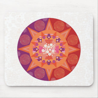 Cosmic mandala mouse pad