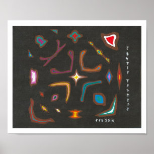 Cosmic Mandala Poster