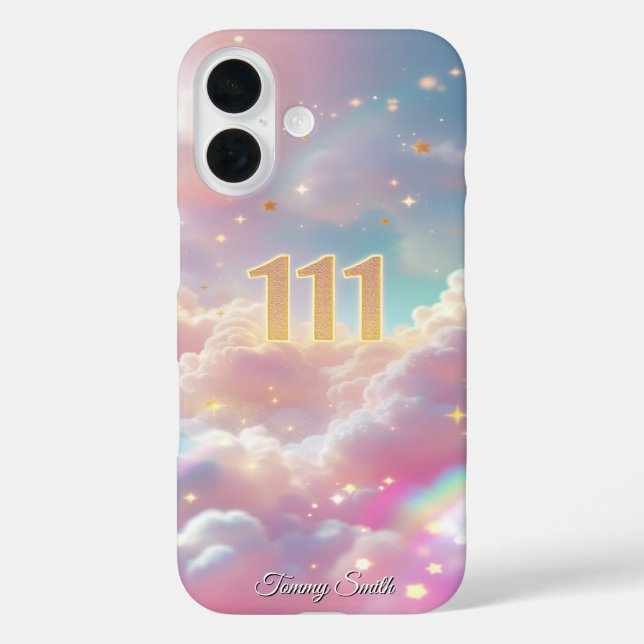  Cosmic Manifestation Angel Number 111  Case-Mate iPhone Case (Back)