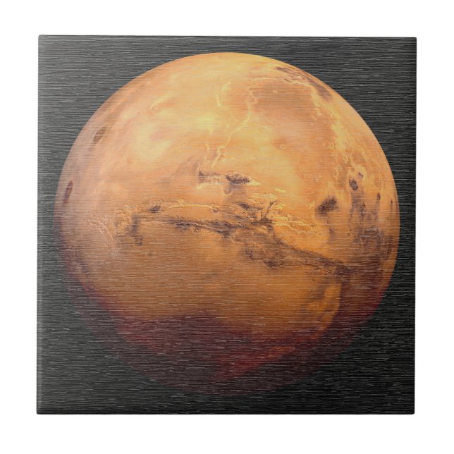 Cosmic Mars Planet Astronomy Tile (Front)