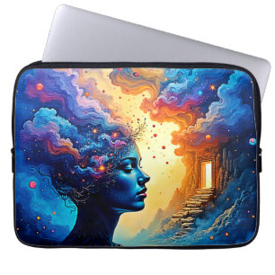 Cosmic Mindscape Art Laptop Sleeve