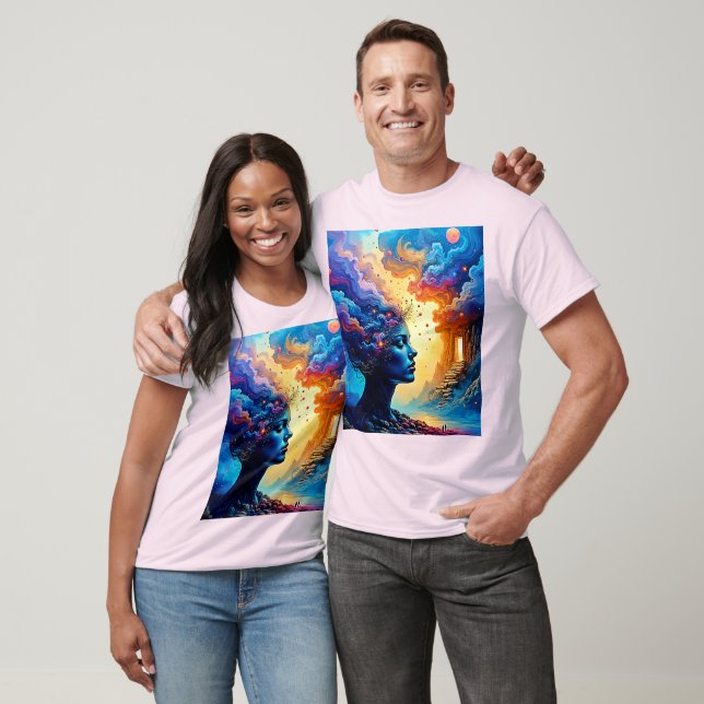 Cosmic Mindscape Art T-Shirt (Unisex)