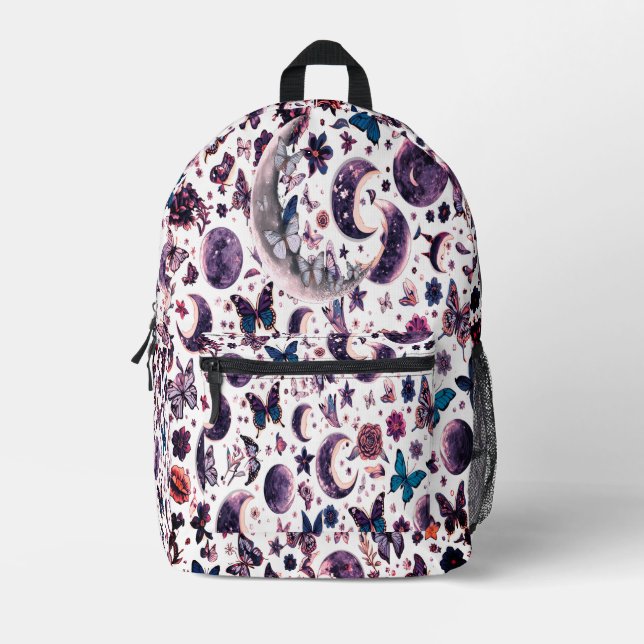 Cosmic Moon Backpack  Stylish Lunar Bag (Front)