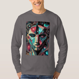 Cosmic Mosaic Face T-Shirt