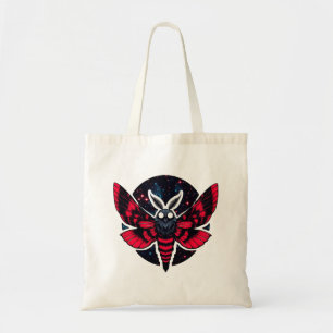 Cosmic Moth - Art Folklore Mothman Tote Bag