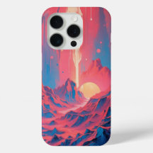 Cosmic Mountain Abstract Vibrant