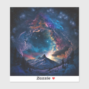 Cosmic Mountain Space Landscape