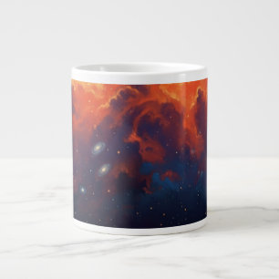 Cosmic Nebula Abstract Galaxy Space Art Large Coffee Mug