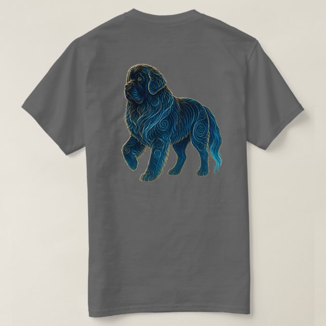 Cosmic Newfoundland T-Shirt (Design Back)