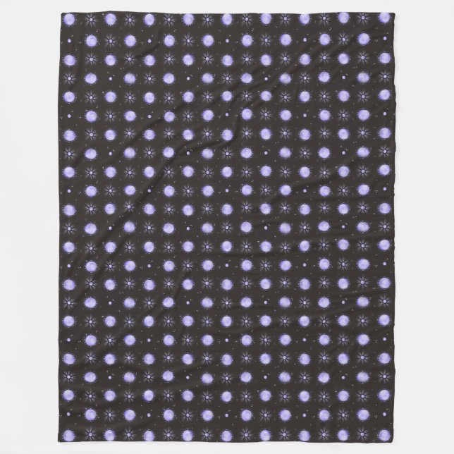 Cosmic Night Sky Fleece Blanket for Cozy Comfort (Front)