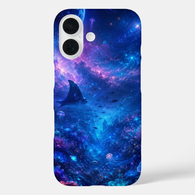 Cosmic Ocean Galaxy Phone Case (Back)