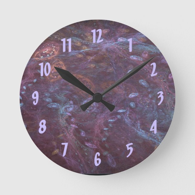 Cosmic Ocean Wall Clock (Front)