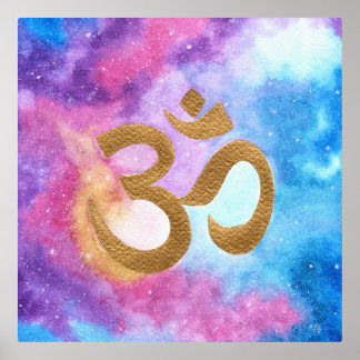 Cosmic Om Foil Prints