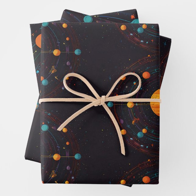 Cosmic Orbit Wrapping Paper Sheet (In situ)