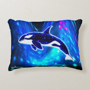 Cosmic Orca Accent Pillow