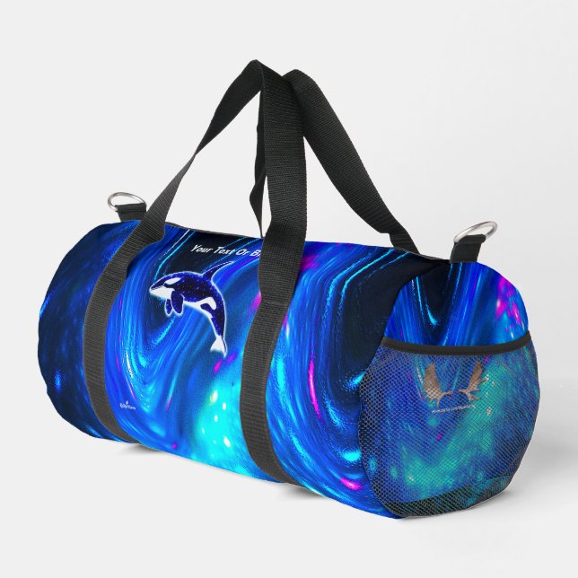 Cosmic Orca Duffle Bag (Right Corner)