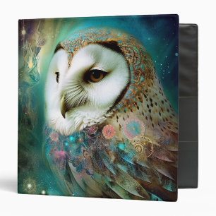 Cosmic Owl Fantasy Art Binder