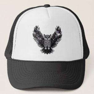 Cosmic Owl Majesty Trucker Hat