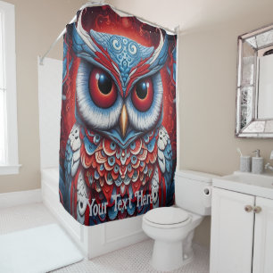 Cosmic Owl: Vibrant Wisdom