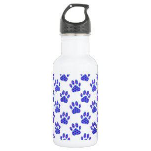 Cosmic Paw Print Pattern 532 Ml Water Bottle