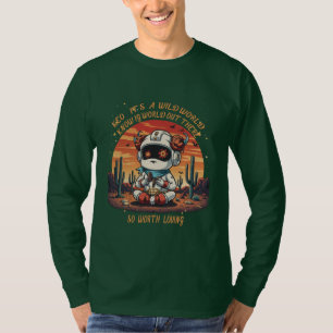 Cosmic Peace in a Wild World T-Shirt