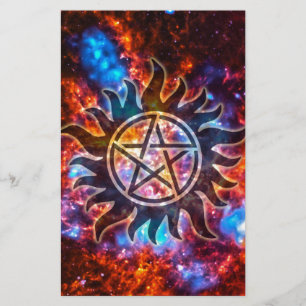 Cosmic Pentagram Stationery
