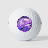 Cosmic Pink and Purple Anime Girl