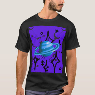 COSMIC PLANET GRAPHIC ART T-Shirt