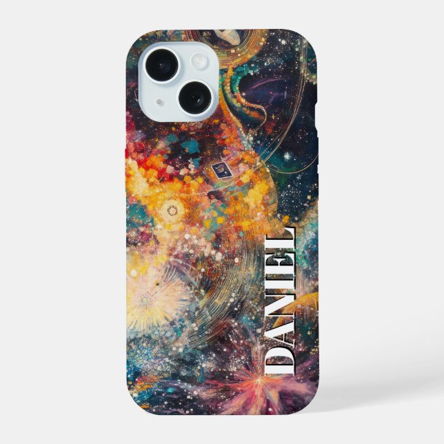 Cosmic Planet Space Multicoloured Case (Back)