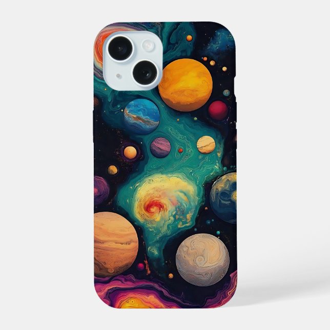 Cosmic Planets Phone Case (Back)