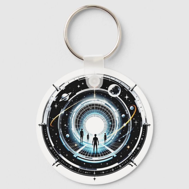 Cosmic Portal Keychain (Front)
