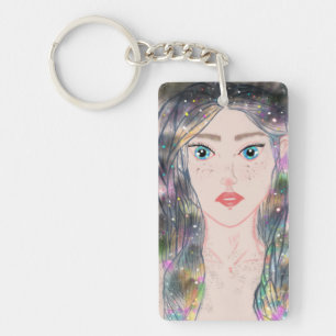 Cosmic Princess keychain