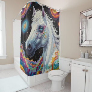 Cosmic Psychedelic Horse: Surreal Journey 
