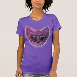 Cosmic Purple Kitten T-Shirt