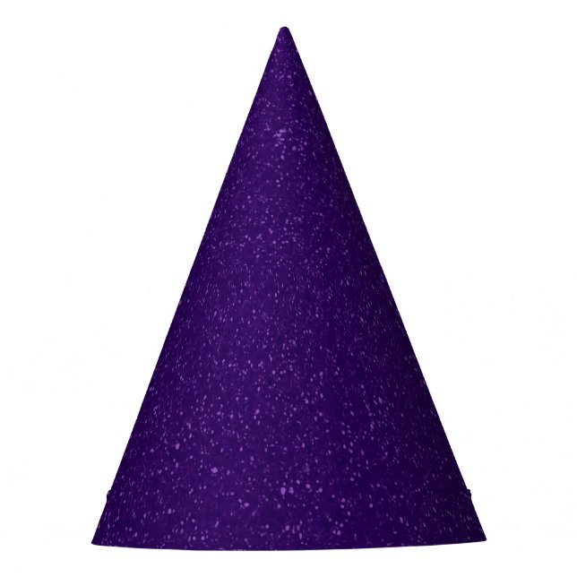 Cosmic Purple Party Hat - Customizable & Stylish (Front)