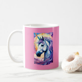 Cosmic Purple Unicorn Mug