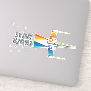 Cosmic Rainbow X-Wing Starfighter