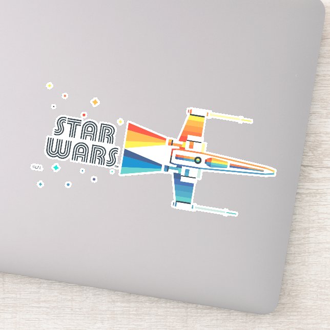 Cosmic Rainbow X-Wing Starfighter (Detail)