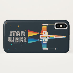 Cosmic Rainbow X-Wing Starfighter Case-Mate iPhone Case