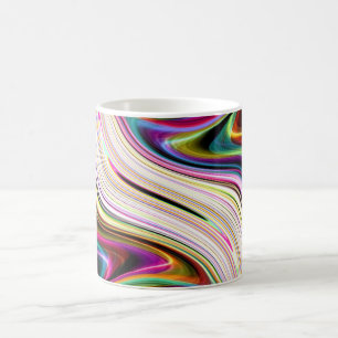 Cosmic Rays Colour Swirls Mug