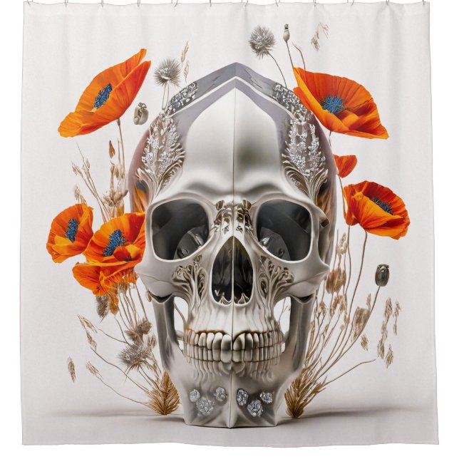 Cosmic Requiem Skull & Poppy (Front)